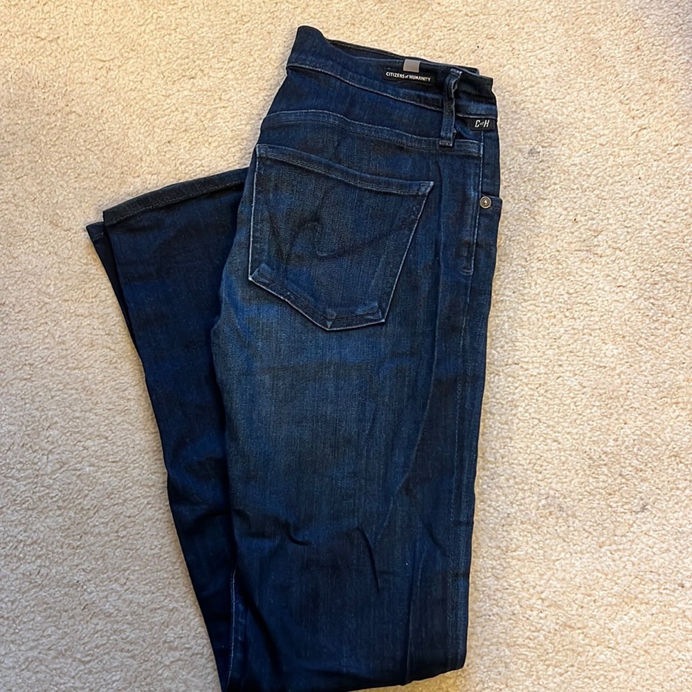 Citizens of Humanity - Emannuelle Slim Bootcut Jeans - Size 26 - Dark Blue